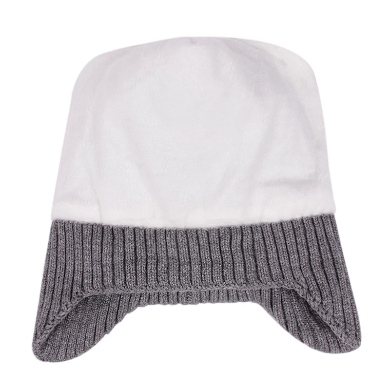 الشتاء الاطفال محبوك قبعة الكرتون سيارة مطبوعة قبعة للبنين بنات قبعات حماية الأذن بالإضافة إلى الملحقات المخملية في الهواء الطلق دفئا
