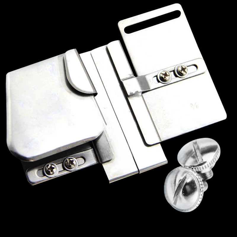 

Sewing Machine Flat Seam Accessories Tool Pulling Cylinder Zipper Guide Device Guide Tool Use Zipper Fixed Gauge Presser Foot
