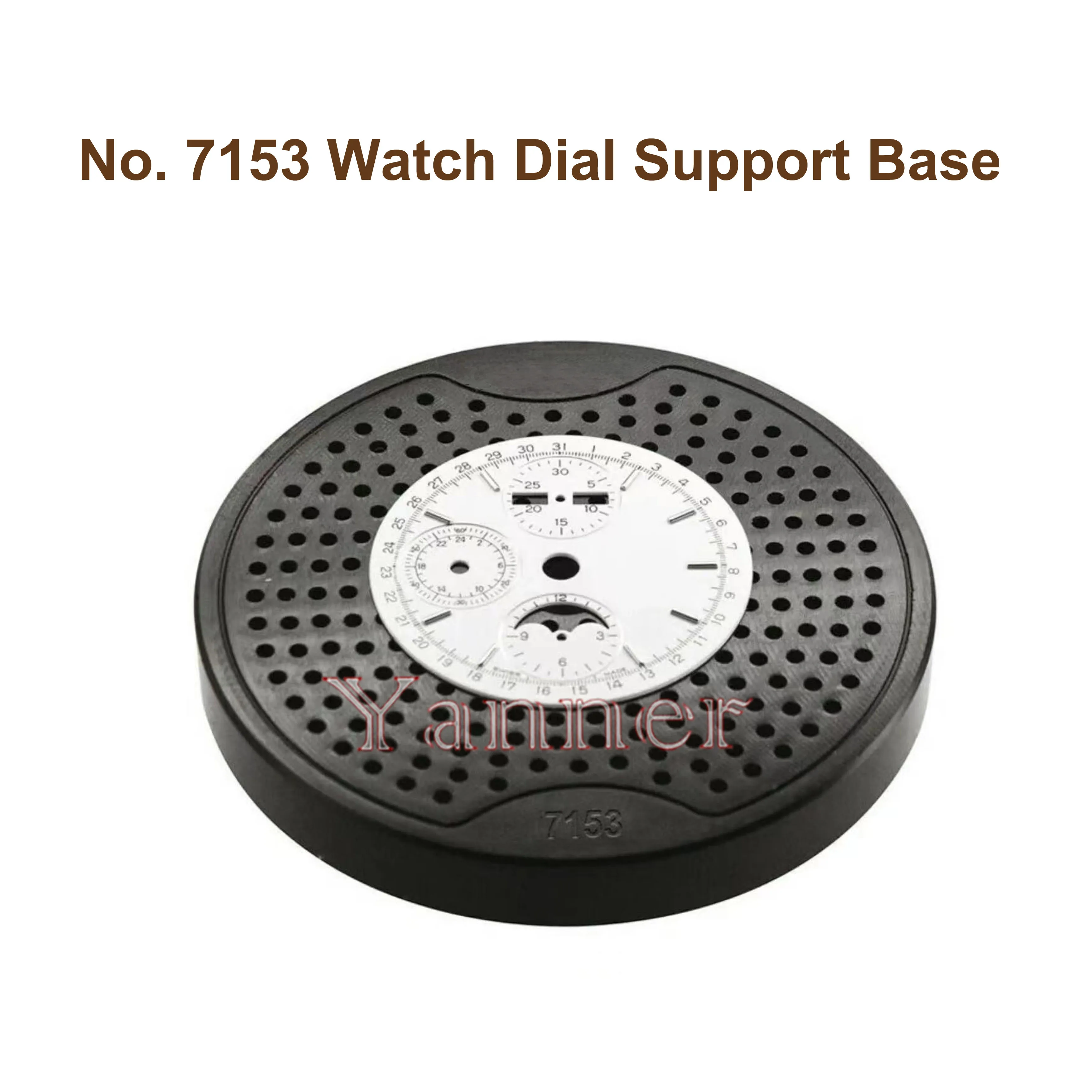 7153 Watch Dial Base Support Watch Work Pad for Watch Repair Accessory Watchmaker Tools