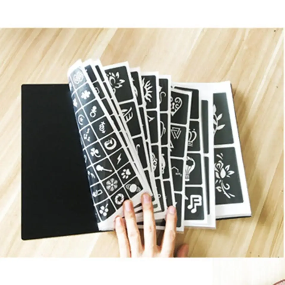 312PCS Reusable Tattoo Stencil Set Tattoo Templates For Permanent Makeup Embroidery Body Tattoos