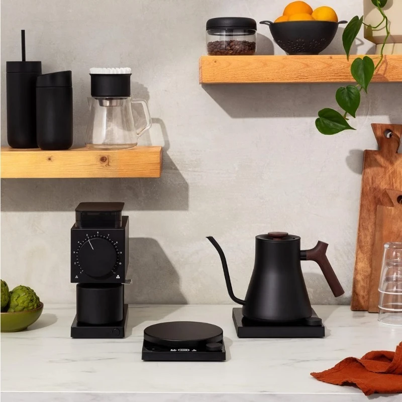 Digitale Kaffeewaage mit Glasplatte, Präzisions-Küchenwaage für Espresso und kleine Waren bis zu 5 Pfund