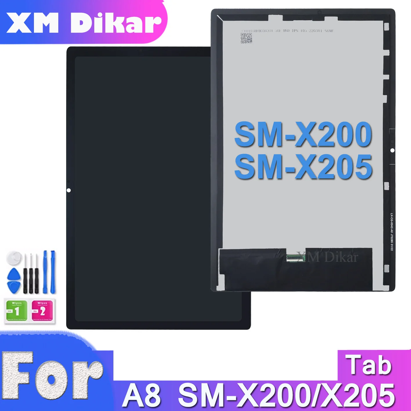 SM X205C LCD 디스플레이 패널 교체 후기: 10.5인치 태블릿 복구 성공기