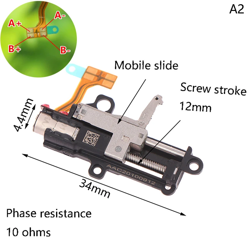 20251Pc DC5V Screw Slide Stepper Motor Precision Planetary Deceleration Lift Motor Mini Push Rod Motor Long Linear Actuator