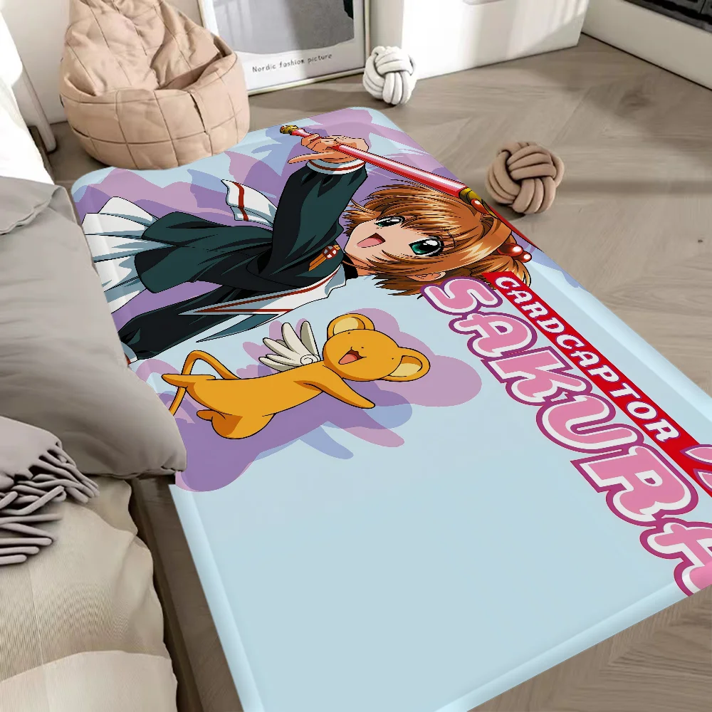

Card C-captor S-sakura Bathroom Mat Anti-slip Absorb Water Long Strip Cushion Bedroon Mat Welcome Doormat