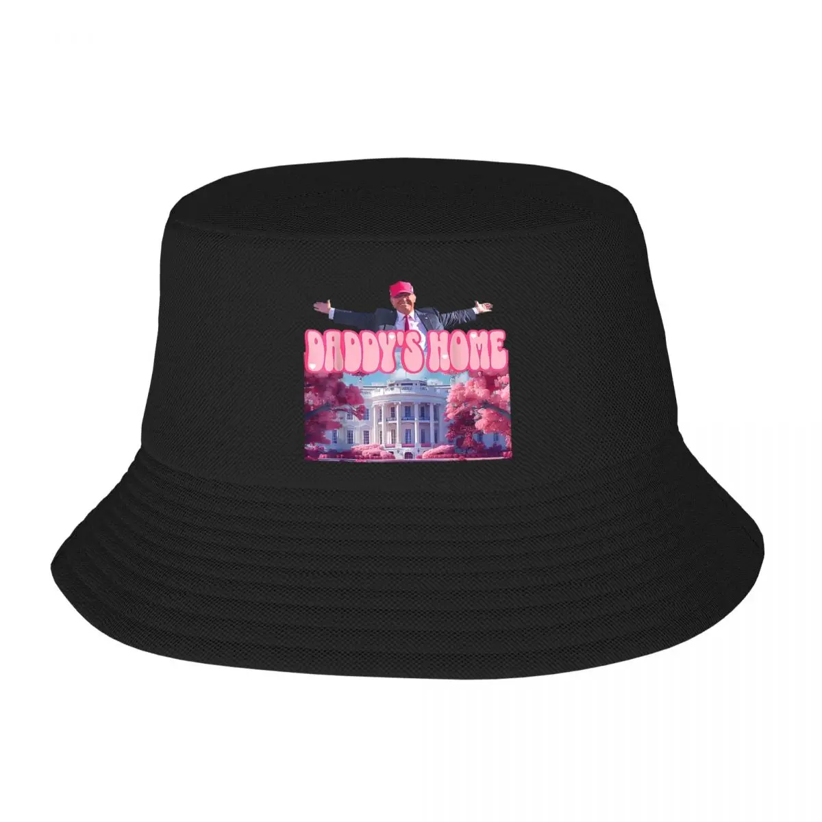 

Funny Trump Bucket Hat for Women Men Summer Travel Sun Hat Street Packable for Camping Fisherman Hat Ispoti Hat