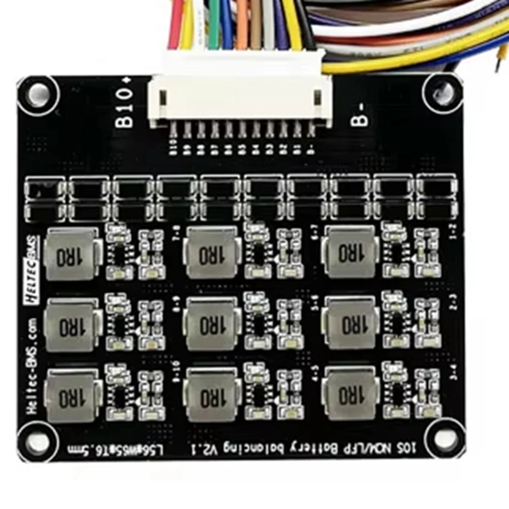 【Today-Only!】1.2A Lifepo4 Lipo Li- Lithium Battery Energy Transfer Equalizer Inductive Version BMS 10S Active Balancer Board