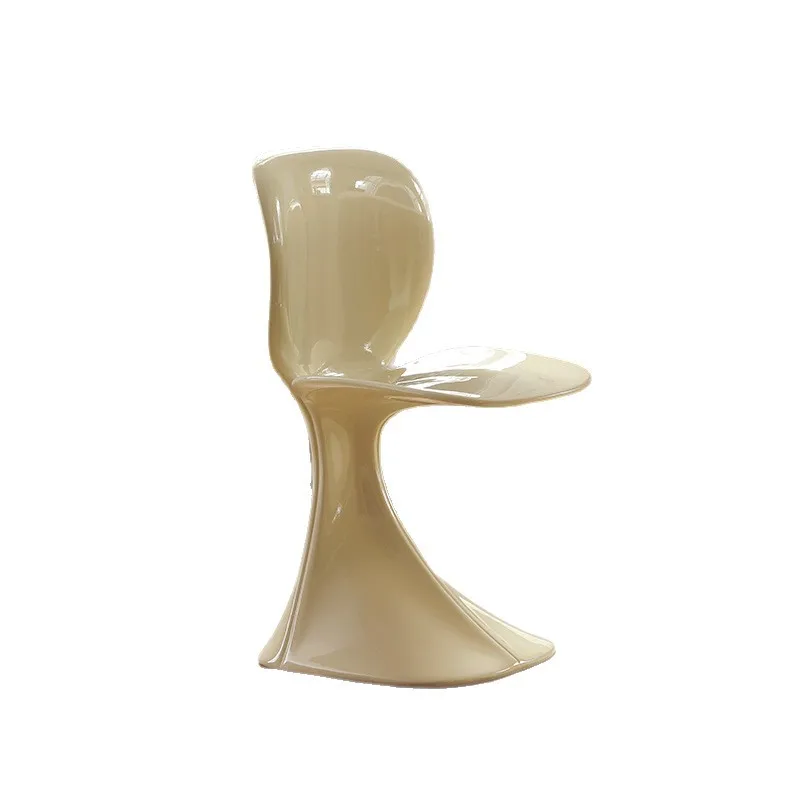 

French Cream Style Internet celebrity French Creative Simple Creative Dining Chair, Negotiation Chair Leisure Chair Petal Chair