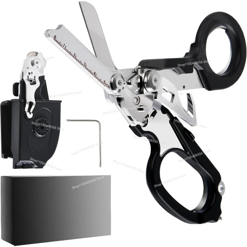 For Folding Scissors Tactical Medical Scissors Outdoor Multifunctional First Aid Gift Box