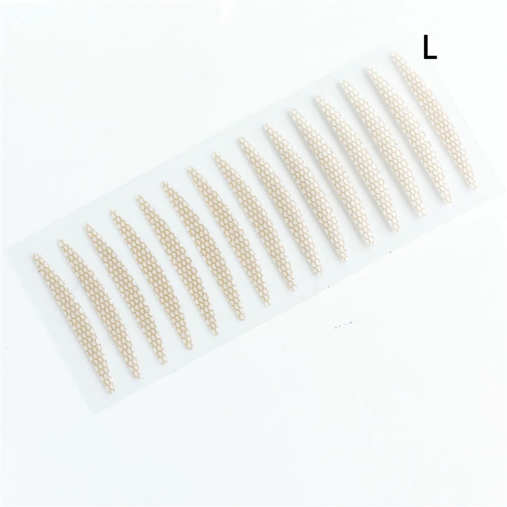 10Sheets Eyelid Tape Sticker Invisible Double Fold Eyelid Paste Beige Stripe Self-adhesive Natural Eye Tape Makeup Tool