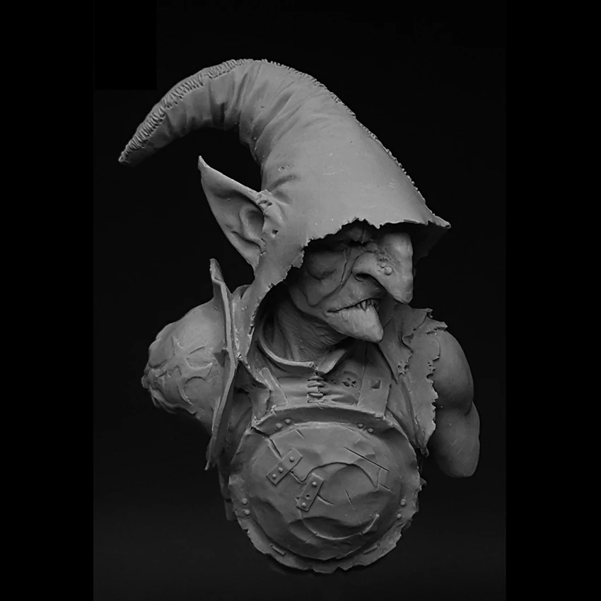 Unassambled   1/10 ancient soldier Goblin bust    figure  Resin figure miniature model kits Unpainted