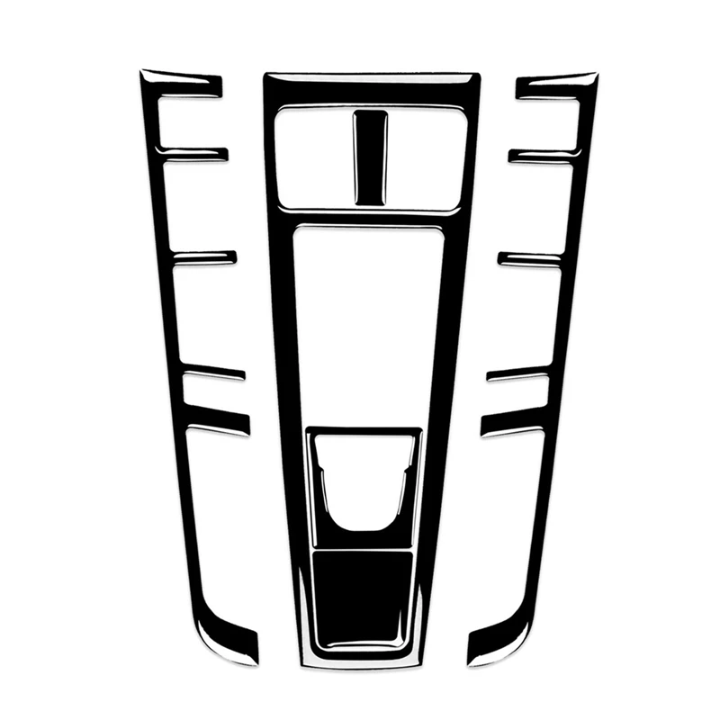 3 części akcesoria do Porsche Macan 2014-2021 akcesoria samochodowe wewnętrzne zestaw paneli zmiany biegów dekoracyjna naklejka ABS