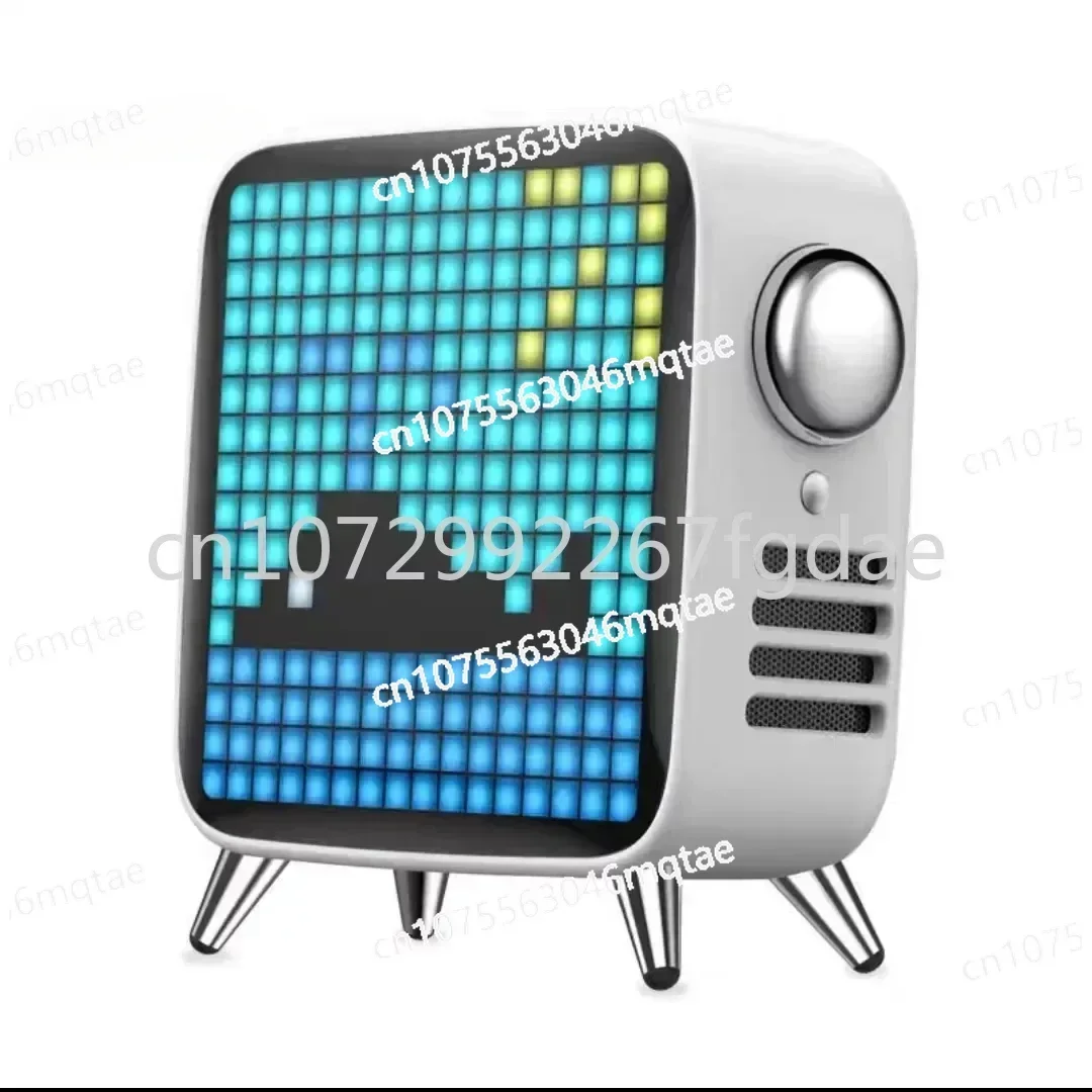 Tivoo Max Pixel Wireless Bluetooth Speaker Weather Clock Alarm Clock Mobile APP Control Audio