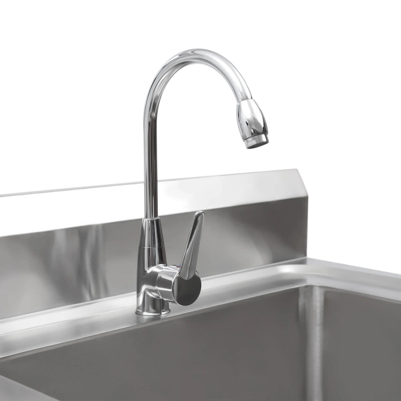 Imagem -04 - Pias de Serviço Público para Lavanderia com Backsplash Pia Comercial para Restaurantes Lojas de Lavanderias 275 l x 275 w x 367 h