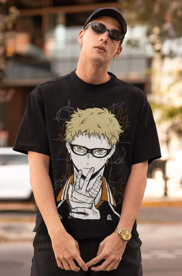 Tsuki T-shirt ga Michibiku Isekai Douchuu Anime Manga Shirt All Size image 4