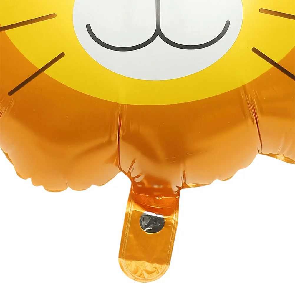 

10Pcs Lion Head Balloons Aluminum Foil Inflatable Balloon Cartoon Party Decor Birthday Supplies Room Decoration