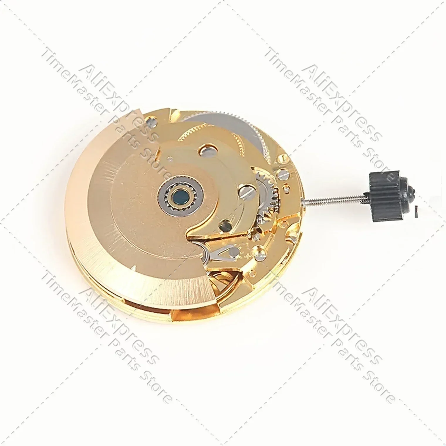 Piezas de reloj Original Shanghai 2824 movimiento 3 en punto movimiento mecánico automático plata oro nuevo movimiento