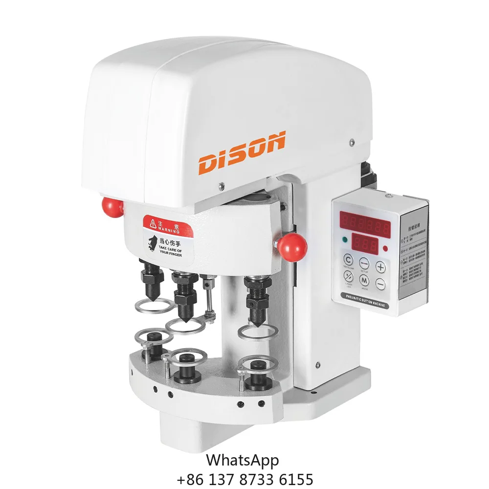 DS-3808 Three Head Electric Type Button Attaching Machine Servo Button Machine