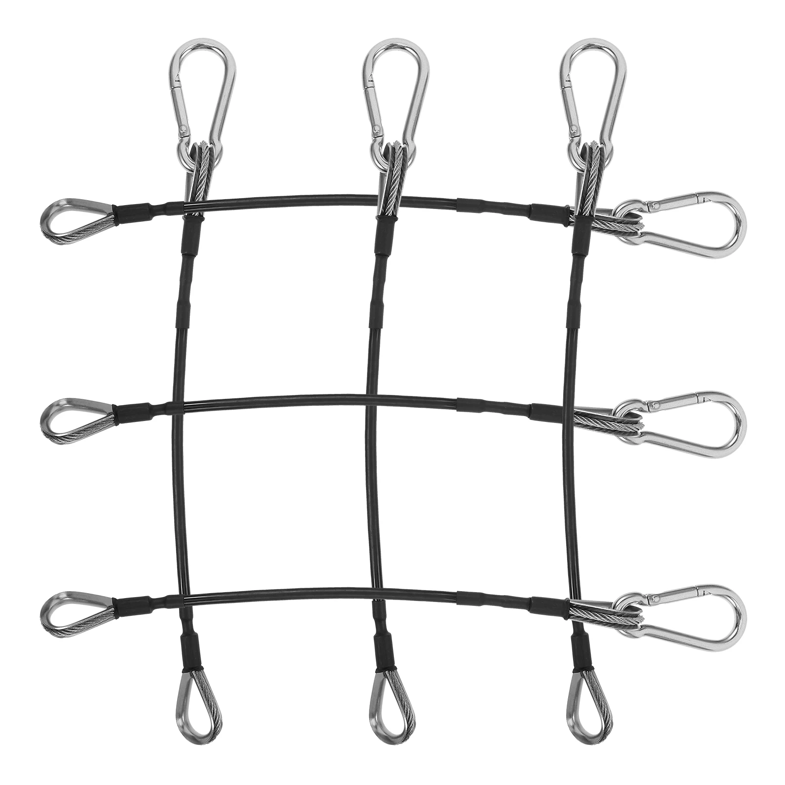 

6pcs Fitness Tension Wire Rope Cable Attachment Pulley Machine Accessory Gym Workout Steel Wire Ropes Durable Portable Storage