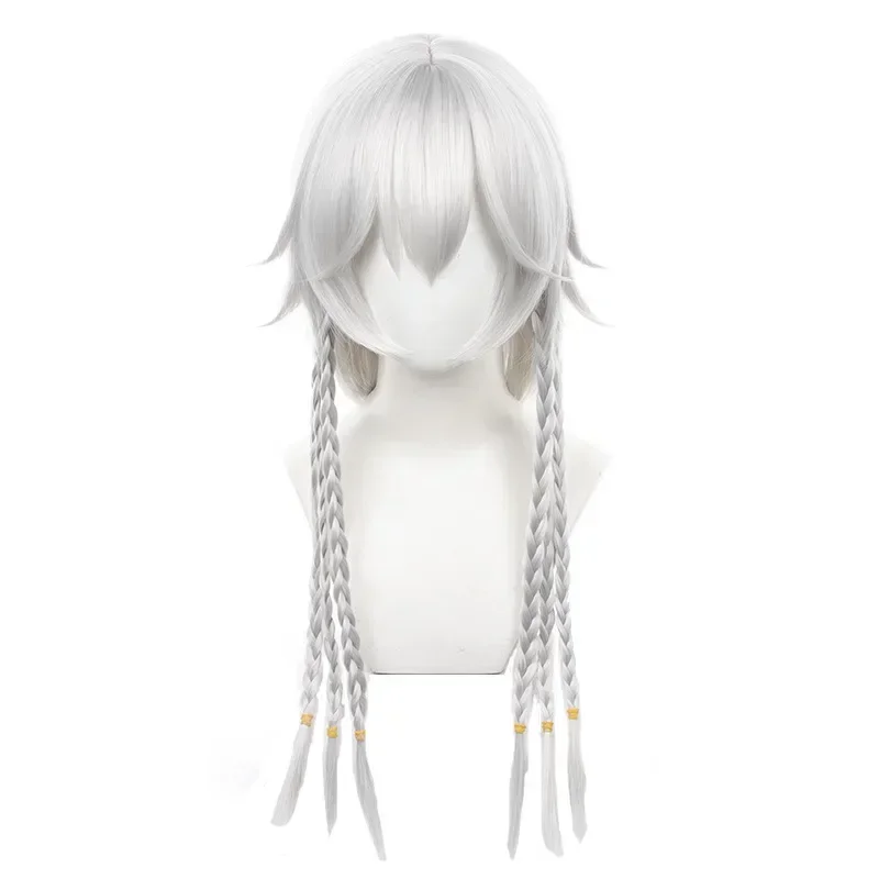 Game Identity V Ithaqua Cosplay Wig Night's Watch Heat Resistant Synthetic Hair Role Play Halloween Carnival Party
