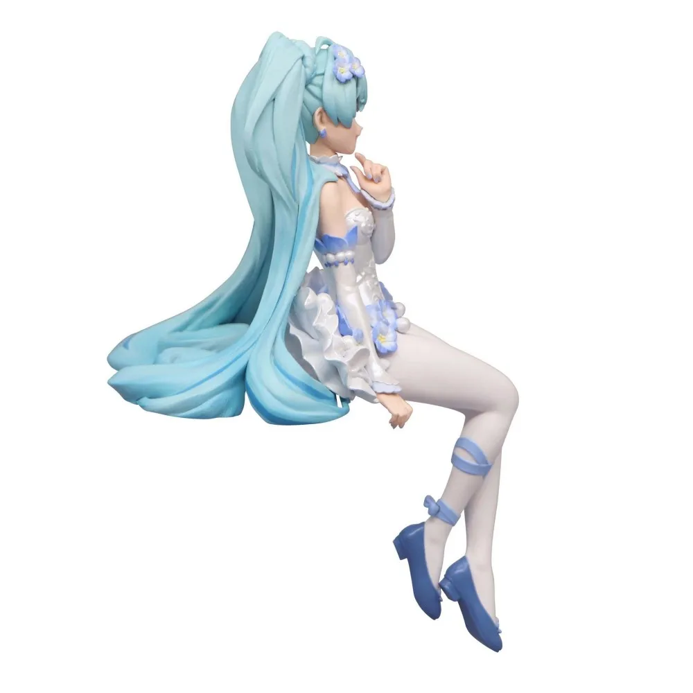 miku figure white dress brown corset bows in hair Hatsune x TIROL CHOCO Milk Ver. Trio-Try-iT This noodle stopper figure features Hatsune Miku as an adorable Flower Fairy New Hatsune Miku Figure Pink