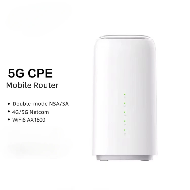 

Fiberhome 5G CPE mobile router with Internet access equipment NSA/SA all - Pass portable Wi-Fi router sim 5g cpe outdoor router