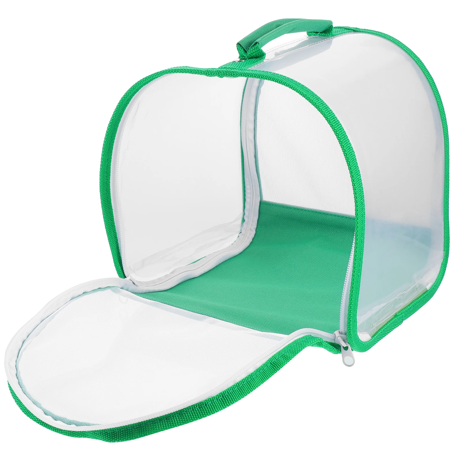 

Transparent Insect For Caterpillar With Handle Double Slider Design Environmentally Friendly Habitat Cage For