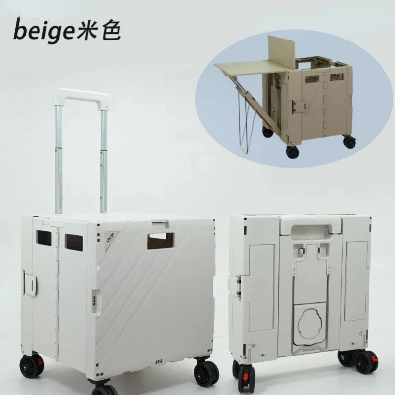 

Storage Box Portable Camping Cart Picnic Cart Outdoor Camping Folding Trailer Floor Stand Shopping Cart Spring Outing캠핑카