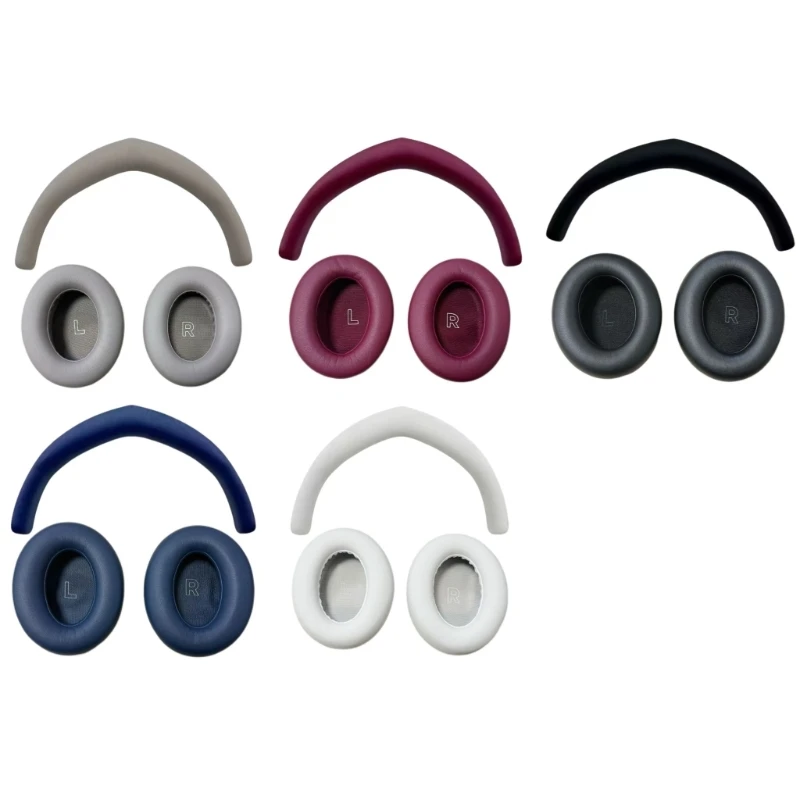 Replacement Ear Pad Cushion For Bose QC Ultra Over-Ear Headphones with Inner Cup Covers and Headband Contact Support view 3