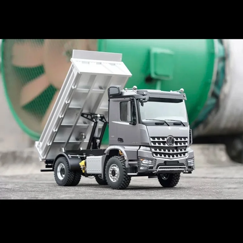 

KABOLITE 1/14 Scale All Alloy K3362 Remote Control Hydraulic Dumper Truck Engineering Vehicle RC Hydraulic Toy Truck