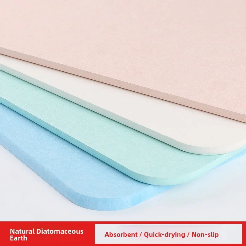 

Quick Dry Silicon Dendroid Mat Home Entrance Floor Mat Absorbent Moisture Proof Bathroom Toilet Door Mat Rectangular Shape