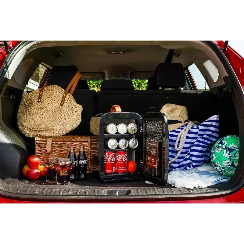 Deluxe Mini Fridge Cooler Compact Portable Small Refrigerator Efficient Quiet Cooling System