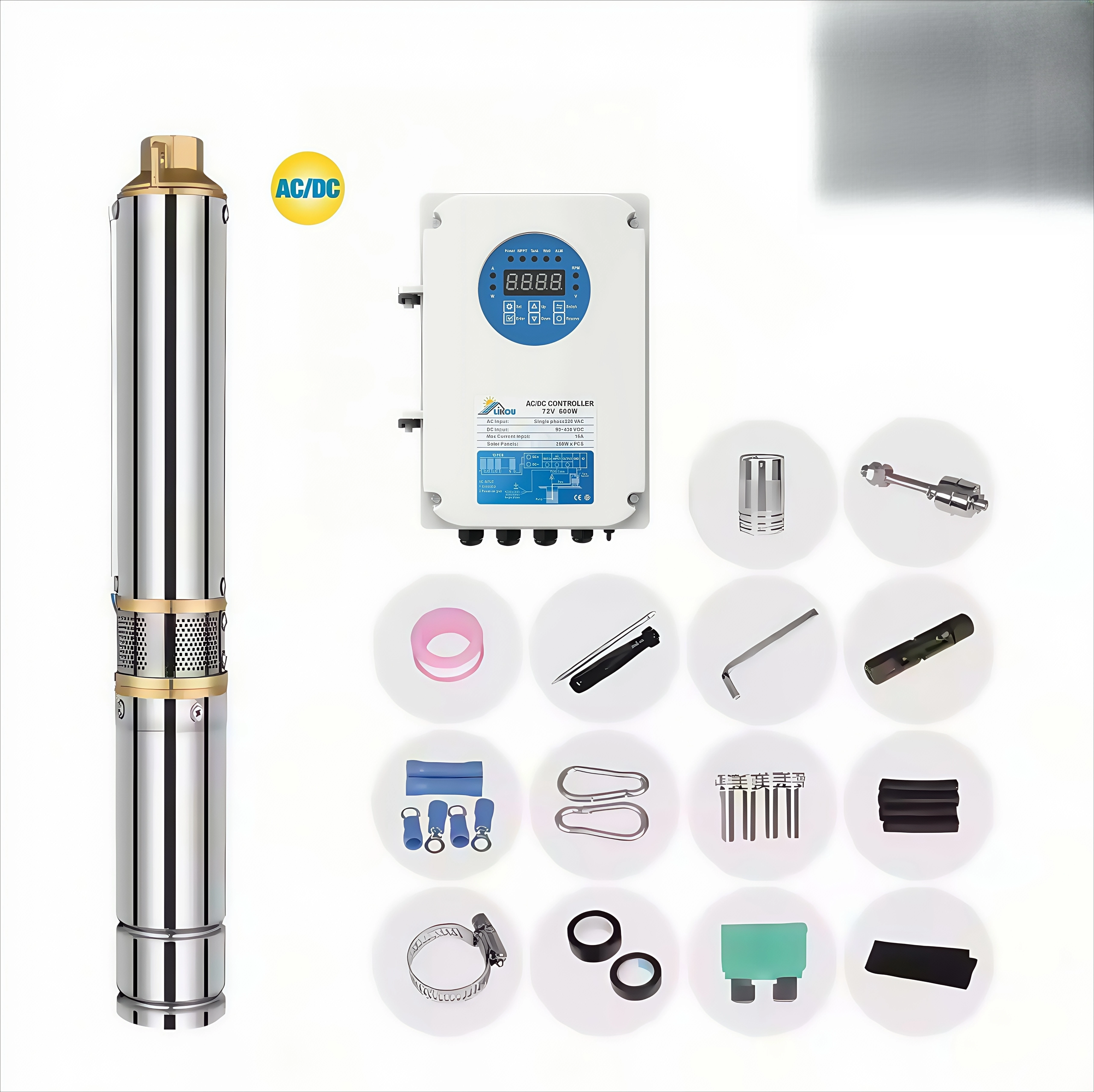 Pompe à turbine en plastique,  - Solar Water Pump avis et prix