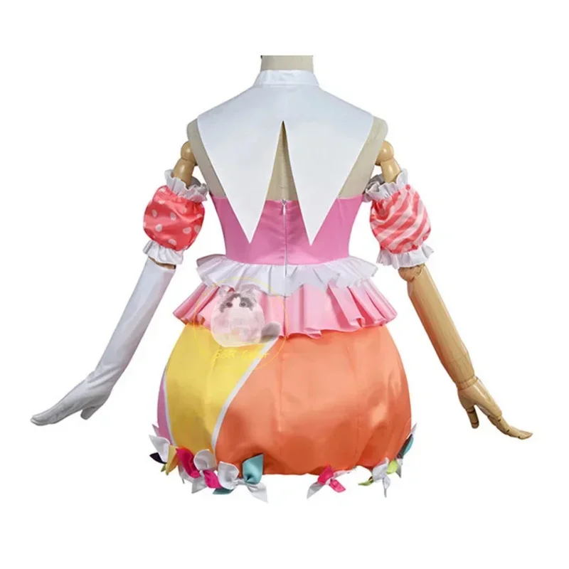 Anime Ootori Emu Cosplay Emu Kleid Frauen Mädchen Projekt Sekai bunte Bühne Lolita Kleid Perücke Halloween Party in Uniform