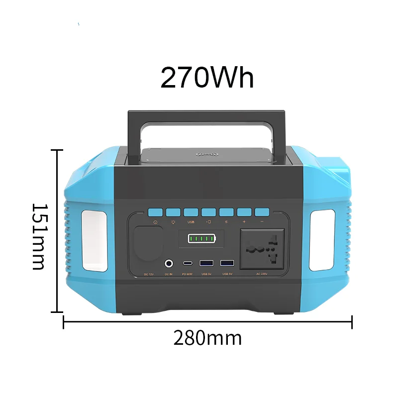 portable solar generator 220v 78000mAh easy take solar generator 75AH 280WH outdoor generators