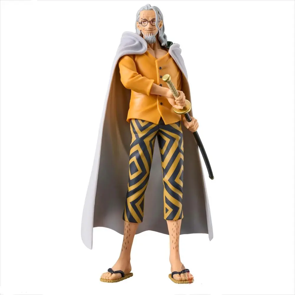 In Stock Original BANDAI Banpresto ONE PIECE DXF EXTRA Silvers Rayleigh PVC Anime Figure Action Figures Model Toys