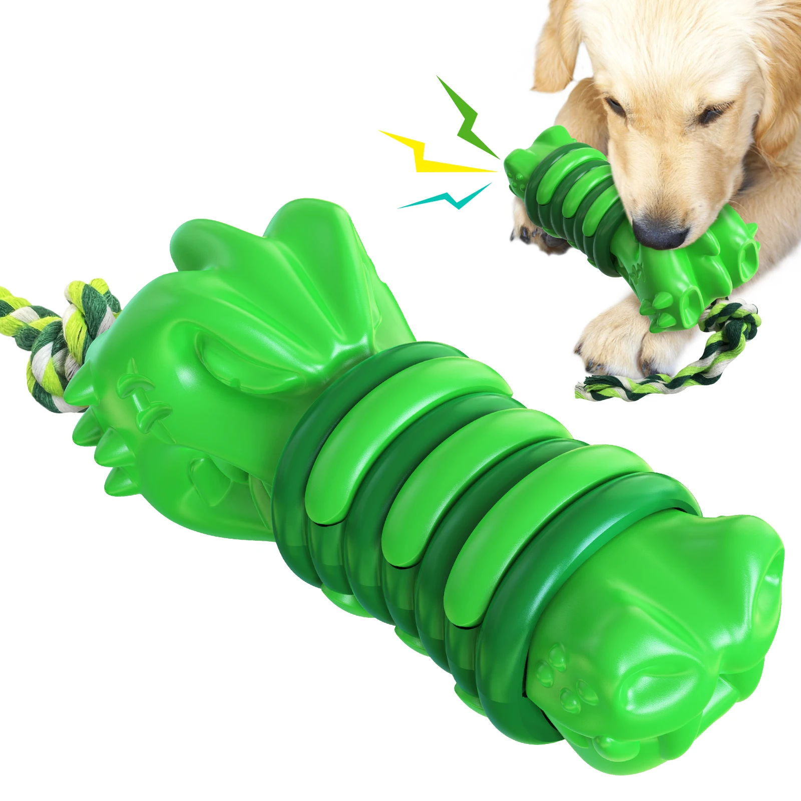 New Alligator Head Teething Stick Vocal Dog Toy Ball