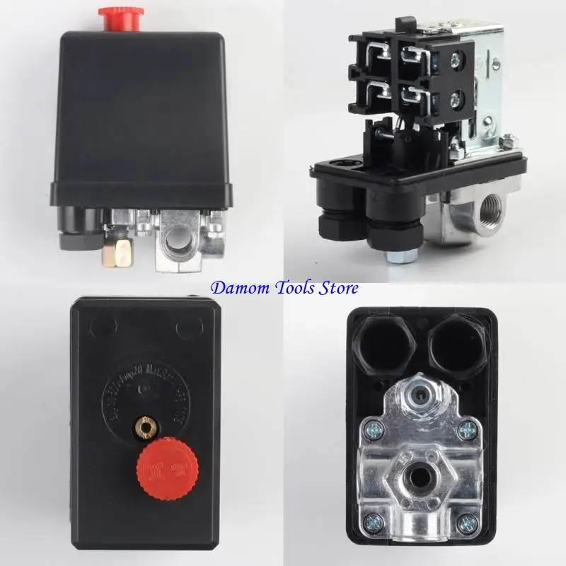 57BE Vertical Air Compressor Pressure Unit with 4 Port Threaded Base for Repair Use