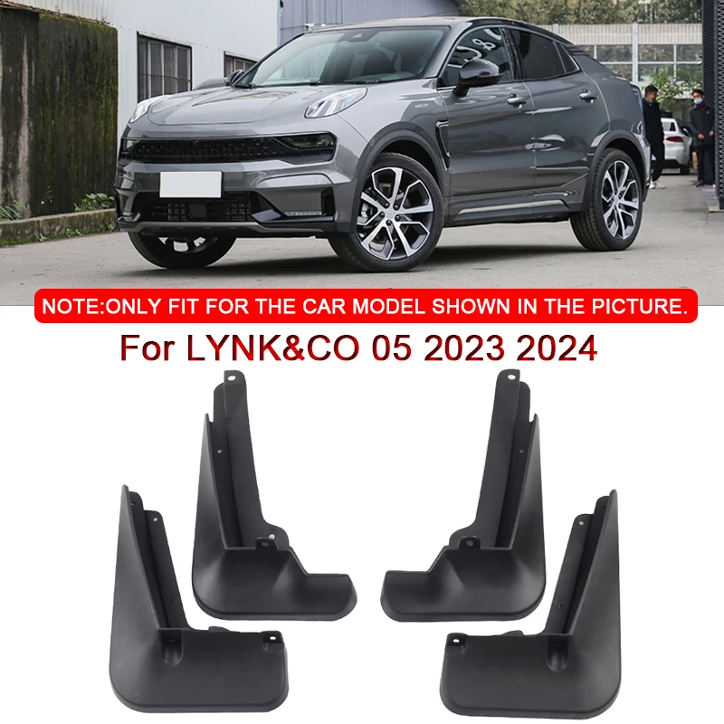 For LYNK&CO 05 2022 2023 2024 Car Styling ABS Car Mud Flaps Splash Guard Mudguards MudFlaps Front Rear Fender Auto Accessories