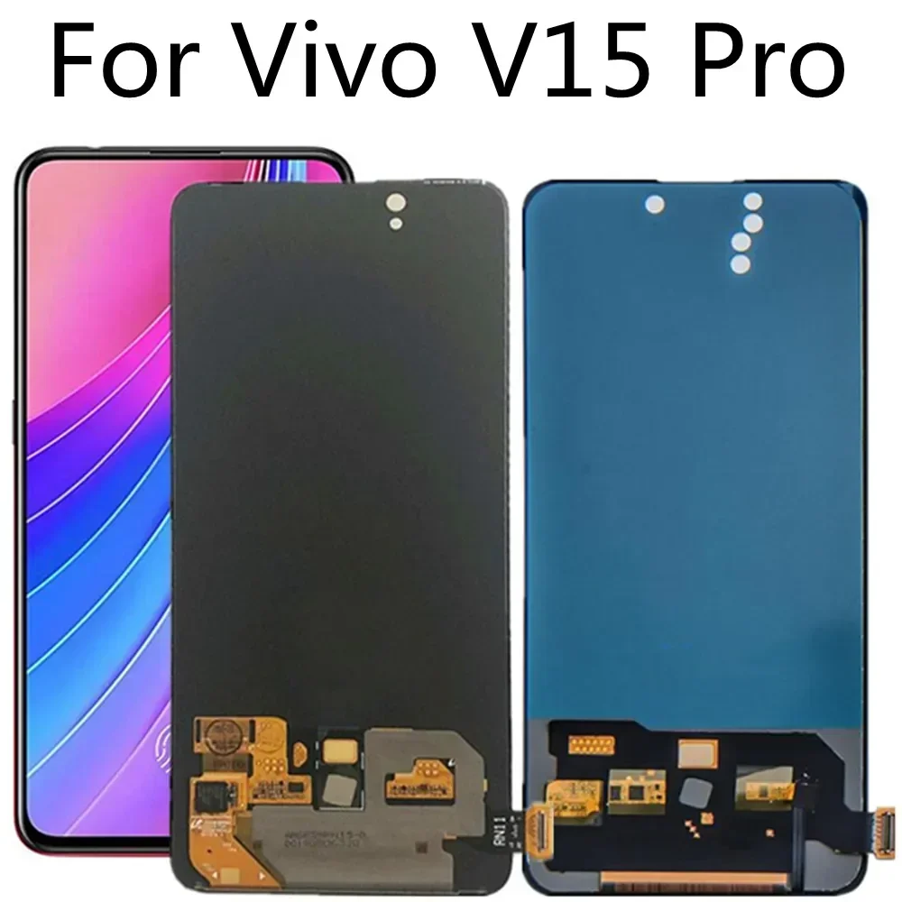 Vivo 1818 V15 PRO LCD 디스플레이, 터치 스크린 디지타이저 어셈블리 교체, 6.39 인치 LCD