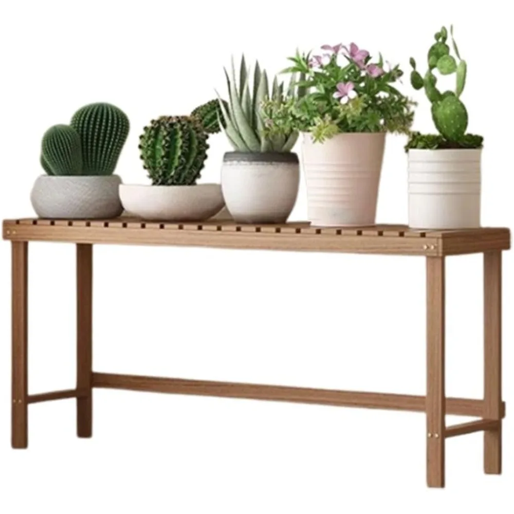 

Wood Flower Stand Small Plant Stand Indoor Outdoor Plant Shelf Low Window Shelf For Plants Windowsill Plant Rack For Patio Balco
