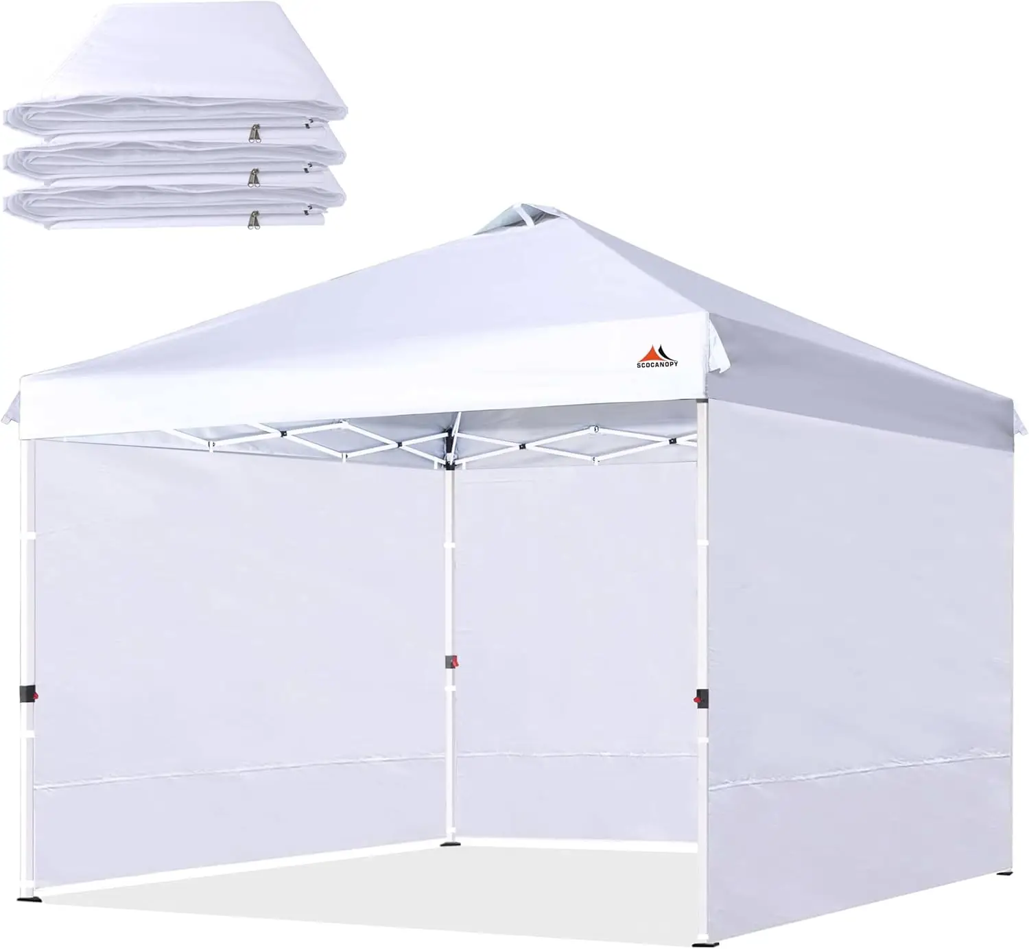 

3-Pack White Side Walls for 12x12ft Canopy Frame, Sun Protection & Privacy