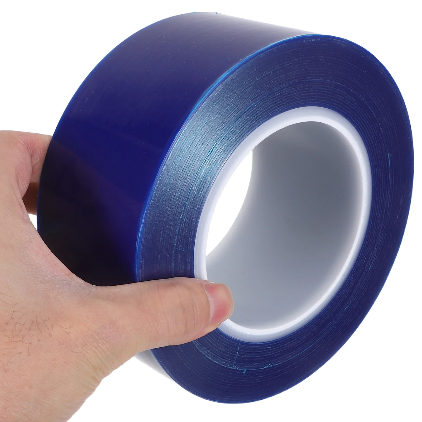 

1 Roll 2.36In X 656Ft Blue Pe Rim Protector Tape Wheel Rim Protection Film For Car Tire Changing Hub Scratch Protection Auto