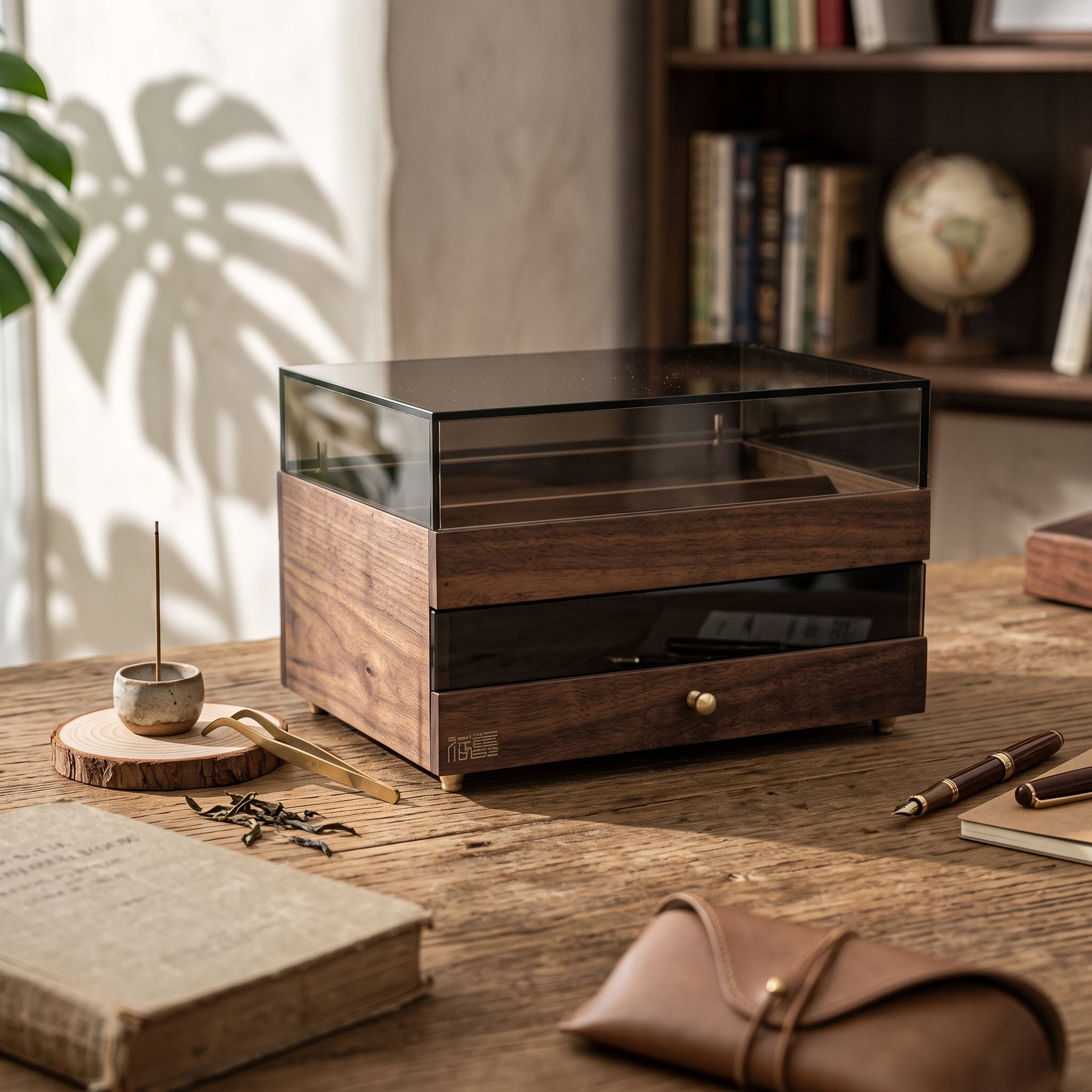 organizer-with-glass-top-compartment-compartment-compact-tabletop-storage-cabinet-cabinet-with-transparent-lid-transparent