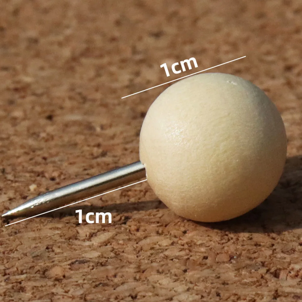 60pcs Cork Pins Multi-Function Push Pin For Poster Map Board Thumbtacks Household Office Supply Portable Tacks