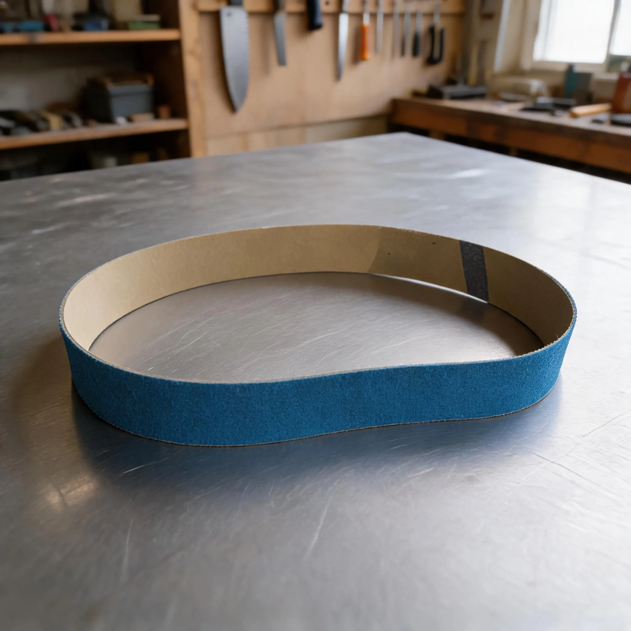 50mm Zirconia Alumina Sanding Belt 2100mm for Alloy Steel Stainless Steel Polishing Self Sharpening Abrasive Layer