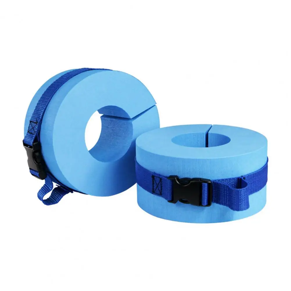 2Pcs Swim Aquatic Cuffs EVA Foam Water Aerobics Float Ring Swimming Safety Swimming Arm Band Pool Exercise Equipment