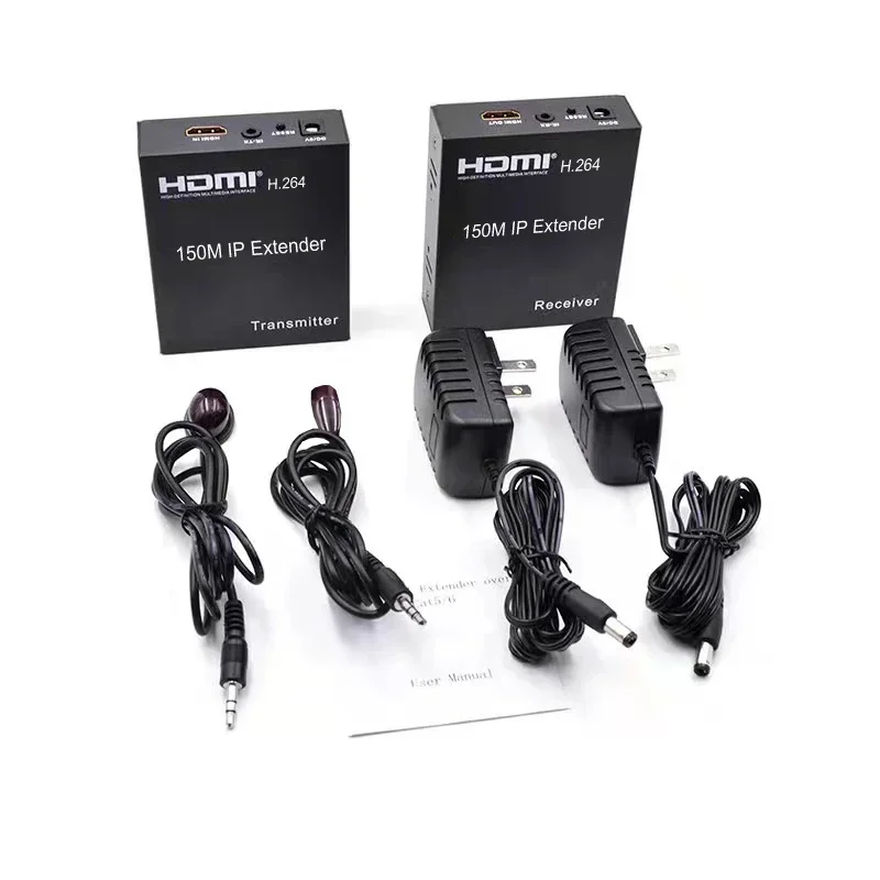 

1080P 150 м IP-Удлинитель HDMI передатчик приемник Ethernet сплиттер через RJ45 CAT5e/6 сетевой кабель с поддержкой одного TX к нескольким RX