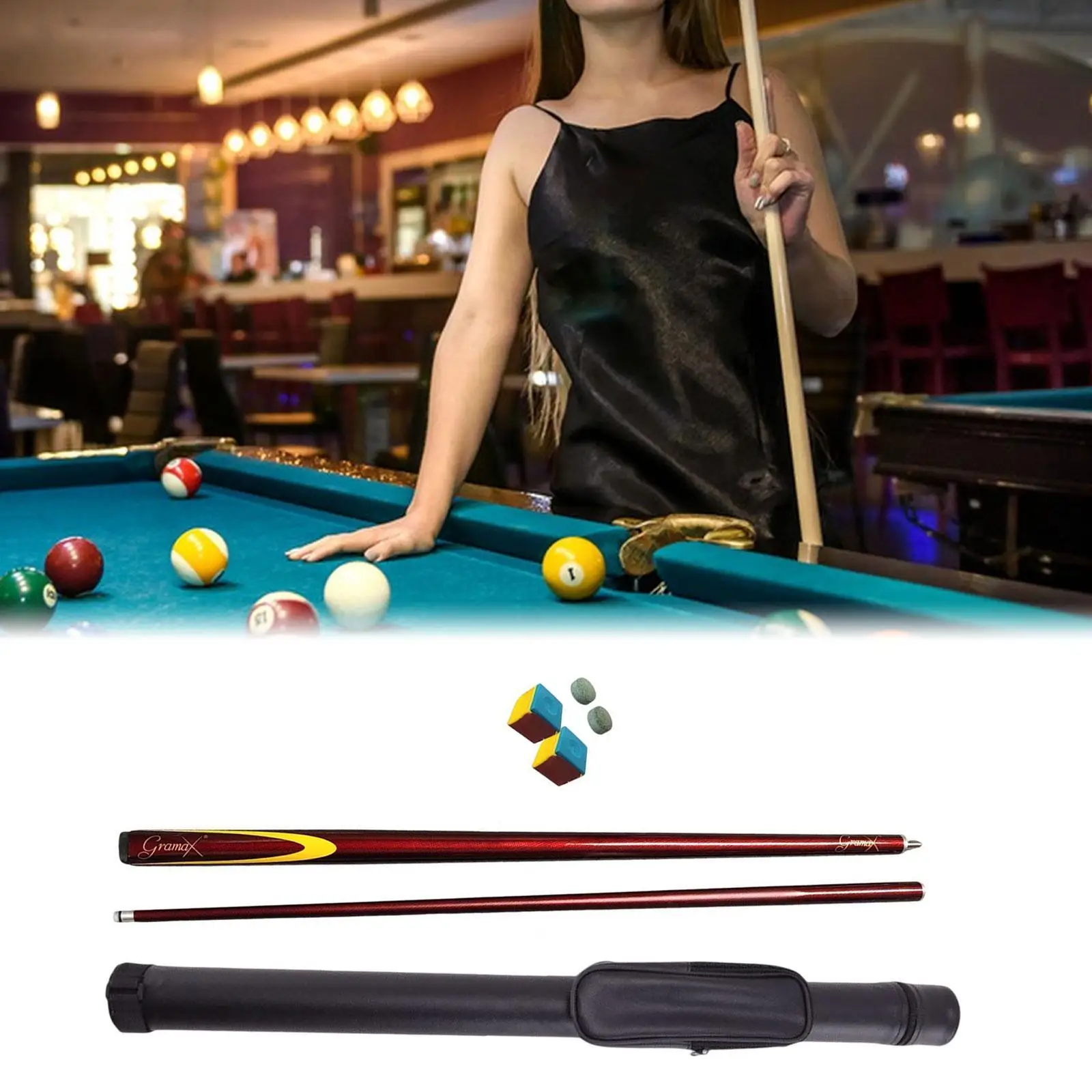 

Pool Cue Professional Equipment Billiard Stick for Game Training Competition