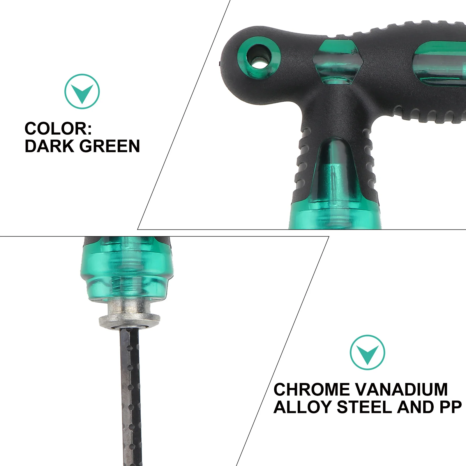 ไขควงรูปตัว T อเนกประสงค์ เครื่องมือช่างแบบยืดหยุ่นสำหรับงานซ่อมอิเล็กทรอนิกส์ นาฬิกา เครื่องประดับ เหล็กกล้า แบบยืดหดได้ สำหรับใช้ในบ้าน