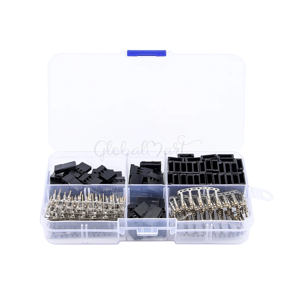 30 Sets Servo Plug Male Female Connector Crimp Pin Kit Compatible for Hitec Spektrum RC Parts